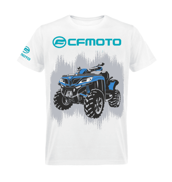Футболка белая мужская с CFORCE 1000 EPS