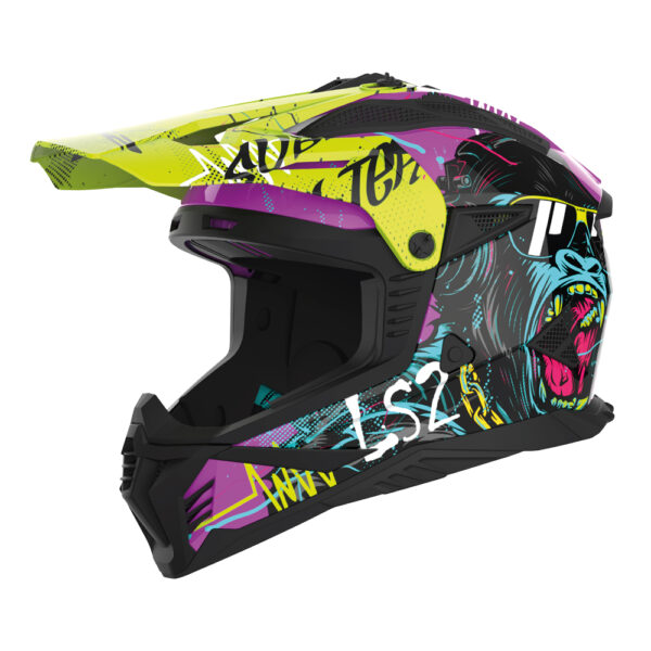 Кроссовый шлем MX708 FAST II GORILLA