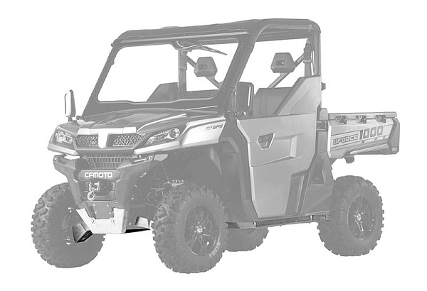 Комплект защиты днища для CFMOTO U10 EPS ( с 2023 года)